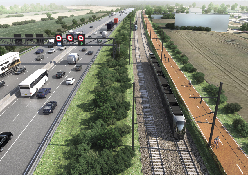 1 Tram rapide et son corridor multimodal entre Luxembourg-Ville et la région Sud SCHROEDER & ASSOCIES S.A.INGENIEURS-CONSEILS