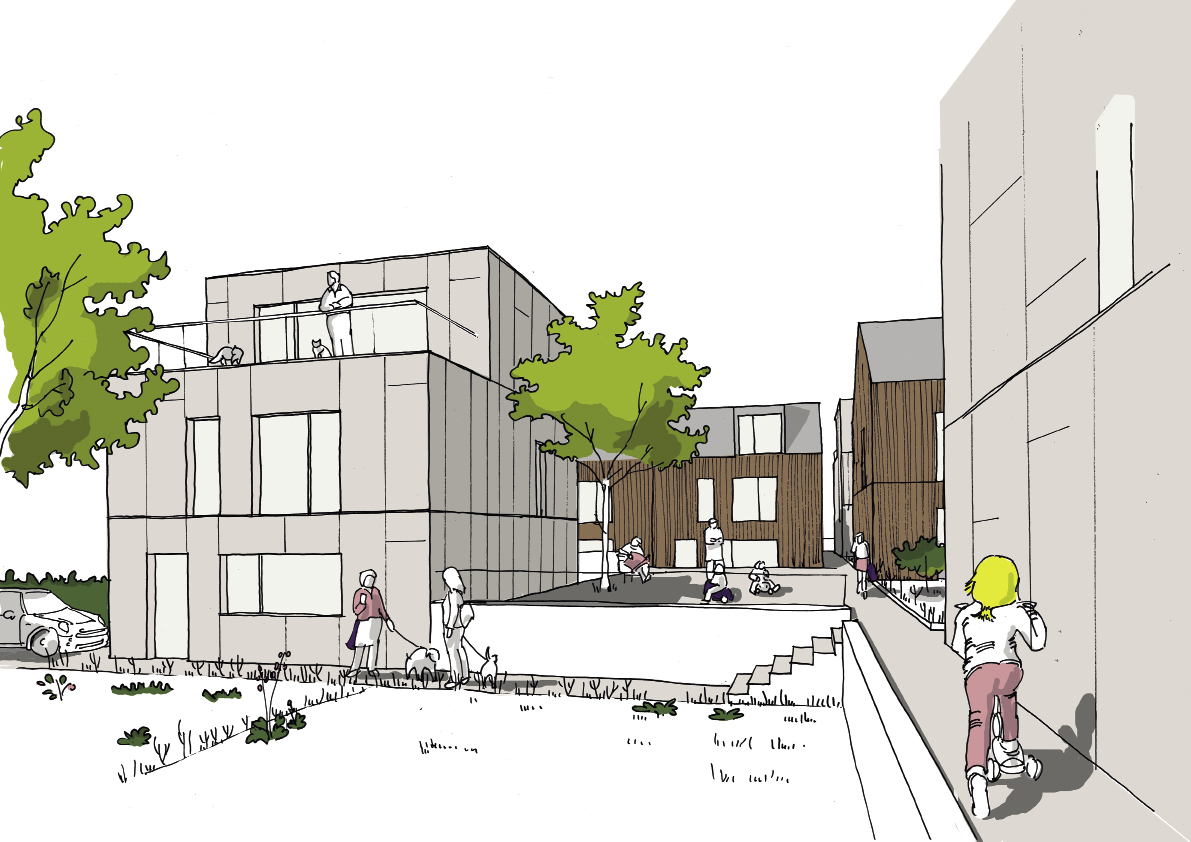 1-3 développement urbanistique du centre de canach 2017 administration communale de Llenningen HSA - HEISBOURG + STROTZ ARCHITECTES