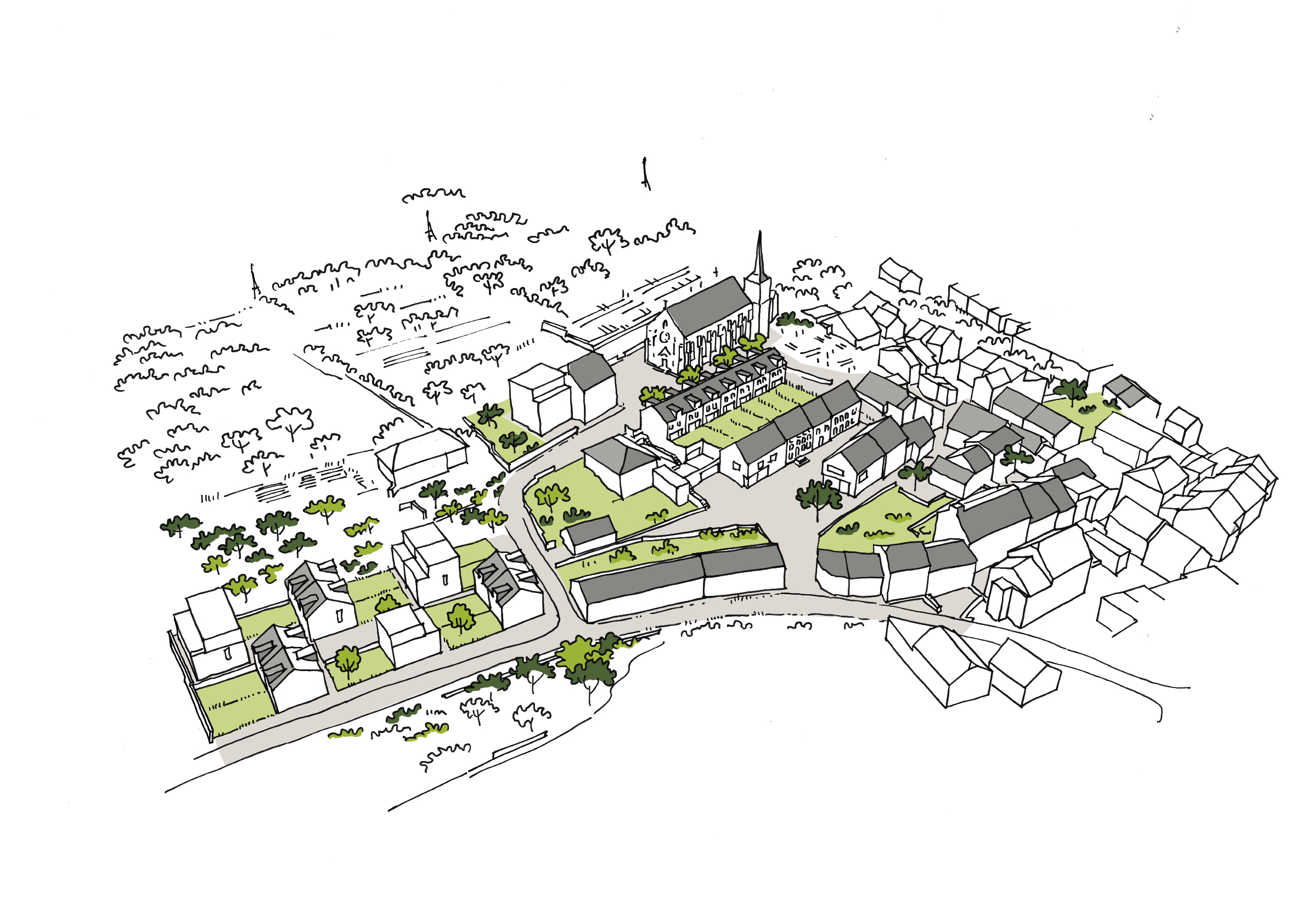 1-3 développement urbanistique du centre de canach 2017 administration communale de Llenningen HSA - HEISBOURG + STROTZ ARCHITECTES