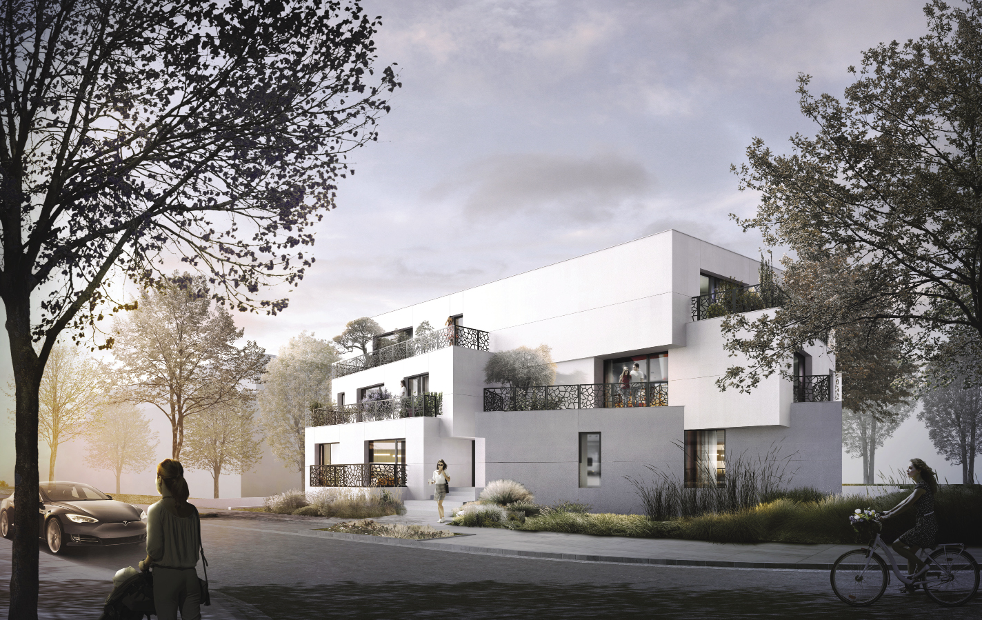 1-2 Immeuble résidentiel à Luxembourg-ville BOITO ARCHITECTES S.à R.L.