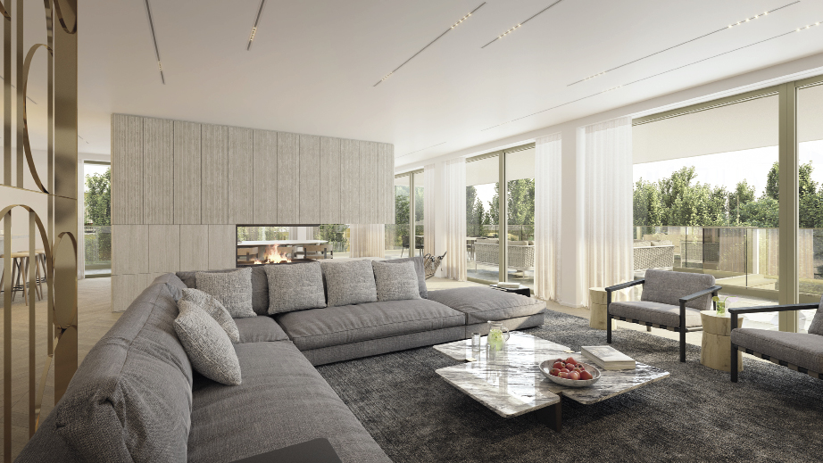 1-4 Aménagement intérieur - Résidences Domaine du Petit Parc à Belair, clients : CDCL Promotions et Dellizotti. LUZI S.à R.L. ARCHITECTURE D’INTéRIEUR